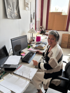 Photo of Francine Saumur, the CR-Museum's Assistant